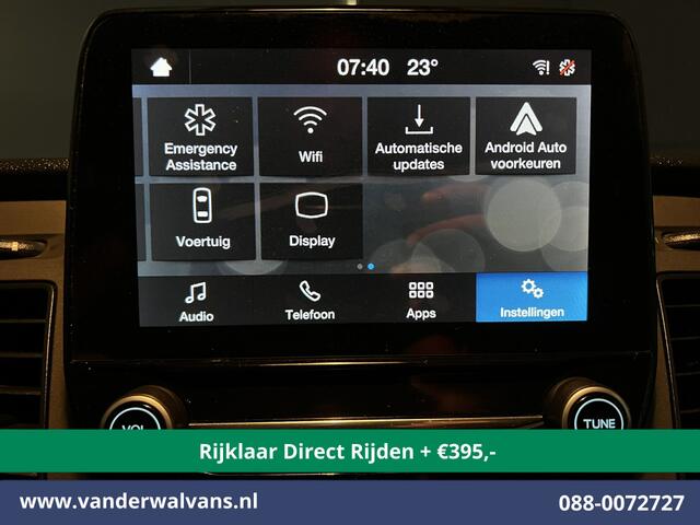 Ford TRANSIT CUSTOM 2.0 TDCI L2H1 Euro6 *Rijklaar Direct Rijden* Airco | Camera | Android auto | Cruisecontrol | Parkeersensoren verwarmde voorruit, bijrijdersbank, 2800kg trekvermogen