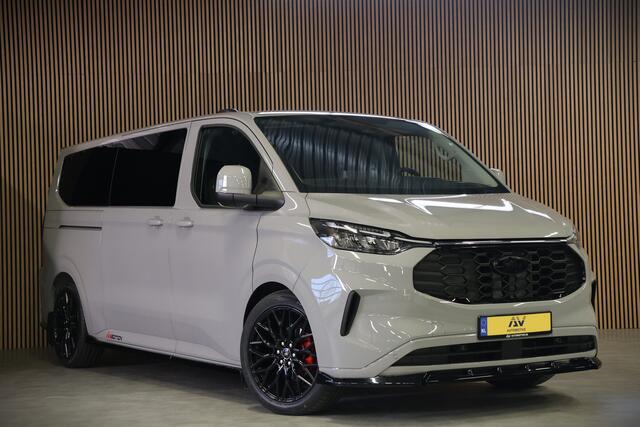 Ford TRANSIT CUSTOM 320 2.0 TDCI 170PK L2H1 DC LIMITED | BPM VRIJ | L+R Schuifdeur | ACC | Blind Spot | Navigatie | Camera | CarPlay | Lane Assist | Stoelverwarming | Raptor Edition | Trekhaak | Glaslook panelen | 6-Zitter | Dubbel Cabine | MODELJAAR 2025 | Verlengde fabriek