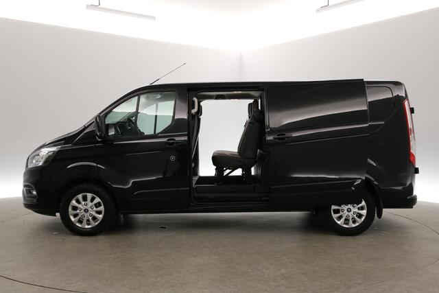 Ford TRANSIT CUSTOM 300 2.0 TDCI L2H1 Limited | DC | 5-Zits | Airco | Cruise | Carplay | Navigatie | 2xSchuifdeur | Trekhaak