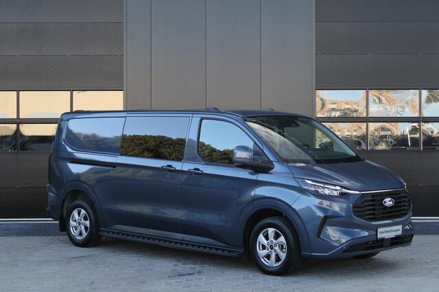 Ford TRANSIT CUSTOM 320 2.0 TDCI L2H1 Limited DC 136pk - 5 Zits - 360 Camera - Blind Spot - Stoelverwarming - Navi - ACC - Rijklaar