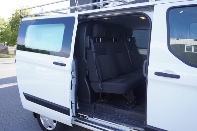 Ford TRANSIT CUSTOM 2.0 TDCI Dubbele Cabine EURO 6 - Airco - Cruise - PDC - ¤ 13.900,- Excl.