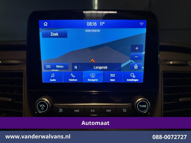 Ford TRANSIT CUSTOM 2.0 TDCI 130pk Automaat L1H1 Euro6 Airco | 2x zijdeur | LED | Camera | Navigatie | Apple Carplay Android Auto, Cruisecontrol, Stoelverwarming, Verwarmde voorruit, Parkeersensoren, Bijrijdersbank