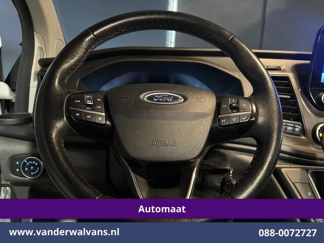 Ford TRANSIT CUSTOM 2.0 TDCI 130pk Automaat L1H1 Euro6 Airco | 2x zijdeur | LED | Camera | Navigatie | Apple Carplay Android Auto, Cruisecontrol, Stoelverwarming, Verwarmde voorruit, Parkeersensoren, Bijrijdersbank
