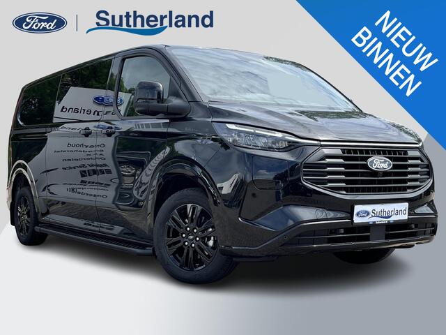Ford TRANSIT CUSTOM 320 2.5 PHEV L2H1 Black Platinum DC | Dubbele cabine Snoeks leder | Full led | Dubbele zij-schuifdeur | Direct uit voorraad leverbaar! | Full options