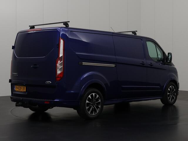 Ford TRANSIT CUSTOM 2.0TDCI 170PK Automaat Lang Sport | Leder | Navigatie | Camera | Airco | Cruise | Trekhaak | Betimmering