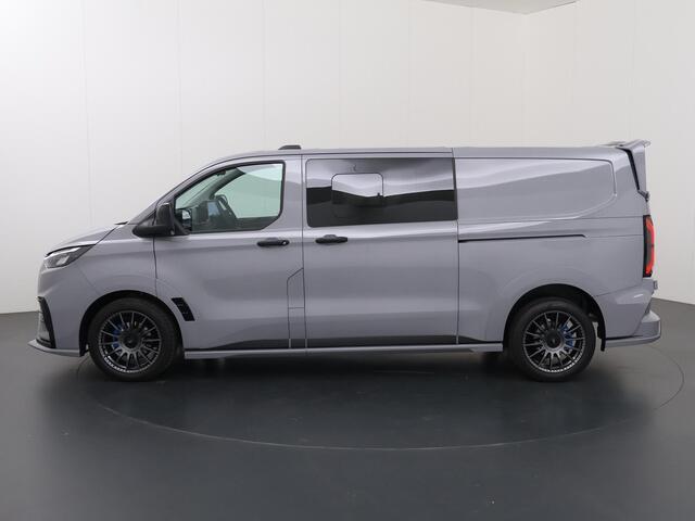 Ford TRANSIT CUSTOM 320 2.0 TDCI | MS-RT | DUBBEL CABINE | 170 PK AWD | 2X ZIJSCHUIFDEUR | NAVIGATIE | CAMERA | CRUISE CONTROL | CLIMATE CONTROL | KUIP STOELEN | 19" LM WIELEN | NL AUTO | BOM VOL