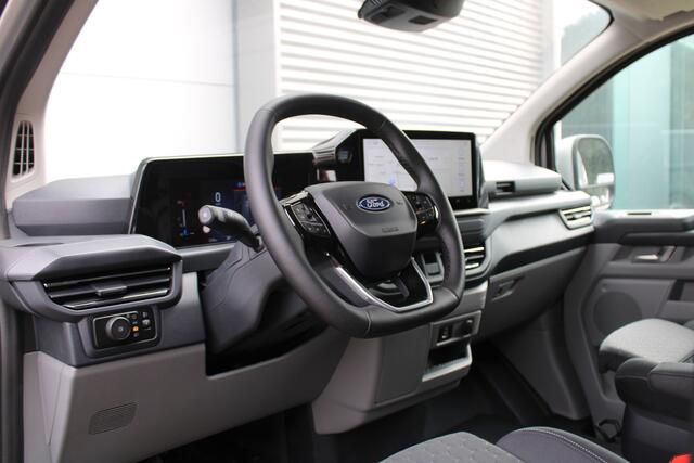 Ford TRANSIT CUSTOM 320 2.0 TDCI L2H1 Limited 170pk - 1+1 Stoelopstelling - 2x Schuifdeur - Adaptive Cruise - Verwarmd stuur - Blind spot - Navigatie - Camera - Draadloos laden - Rijklaar