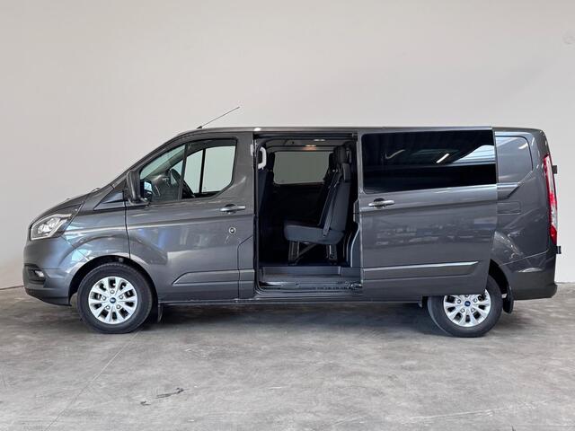 Ford TRANSIT CUSTOM 300 2.0 TDCI L2H1 Limited Dubbele Cabine Navigatie Airco 2 Schuifdeuren Trekhaak Parkeersensoren Carplay DAB