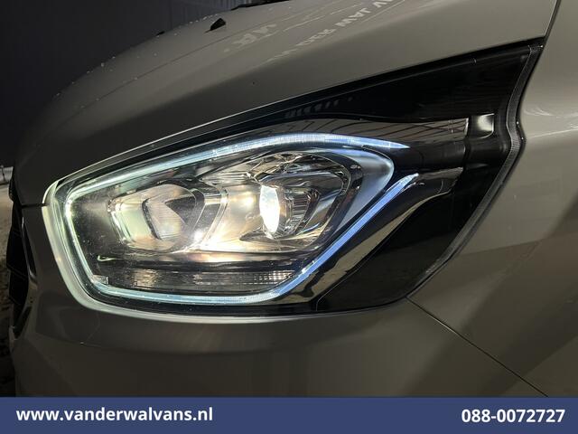 Ford TRANSIT CUSTOM 2.0 TDCI 170pk L2H1 Euro6 Airco | 2x zijdeur | Camera | Navigatie | Apple Carplay | LED | 2800kg Trekhaak Cruisecontrol, Stoelverwarming, Verwarmde voorruit, Parkeersensoren, Bijrijdersbank