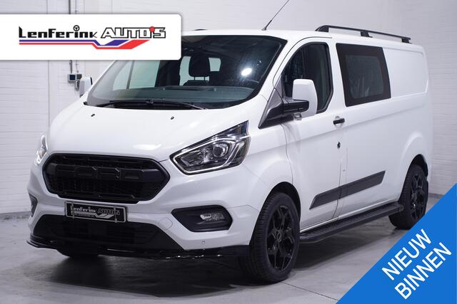 Ford TRANSIT CUSTOM 2.0 TDCi 130 pk Dubbel Cabine Edition Navi Camera, RAPTOR Grille, 18" LMV, Treeplanken, Spoiler Pack, 6-Zits
