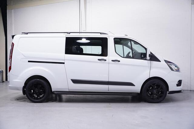 Ford TRANSIT CUSTOM 2.0 TDCi 130 pk Dubbel Cabine Edition Navi Camera, RAPTOR Grille, 18" LMV, Treeplanken, Spoiler Pack, 6-Zits