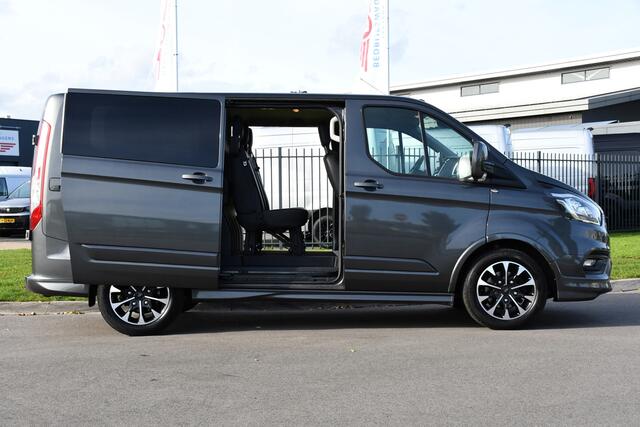 Ford TRANSIT CUSTOM 2.0 TDCI L1H1 Sport DC Camera, Cruise, Carplay, 170pk, Automaat, Leder, Trekhaak, Stoelverwarming, NAVI, Uniek!