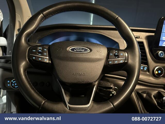 Ford TRANSIT CUSTOM 2.0 TDCI 130pk L2H1 Euro6 Airco | Camera | Apple Carplay | Android Auto | LED | Cruisecontrol 2800kg Trekhaak, Verwarmde voorruit, Stoelverwarming, Parkeersensoren
