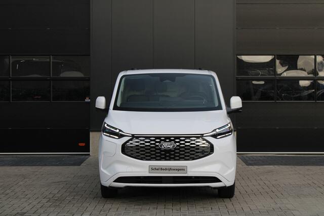 Ford TRANSIT CUSTOM E-Transit 340 L2H1 Limited 65 kWh 218pk - 2x Schuif - LED - 360 Camera - B&O - ACC - Navi - Stoel/Stuurverwarming - Rijklaar