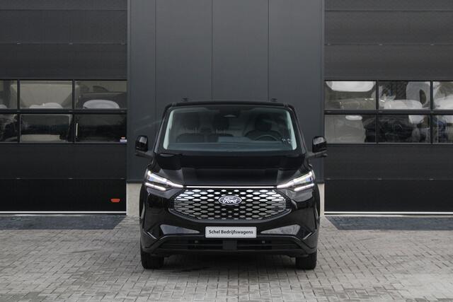 Ford TRANSIT CUSTOM E-Transit 340 L2H1 Limited 65 kWh 218pk - 2x Schuif - LED - 360 Camera - B&O - ACC - Navi - Stoel/Stuurverwarming - Rijklaar