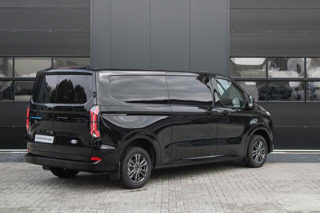 Ford TRANSIT CUSTOM E-Transit 340 L2H1 Limited 65 kWh 218pk - 2x Schuif - LED - 360 Camera - B&O - ACC - Navi - Stoel/Stuurverwarming - Rijklaar