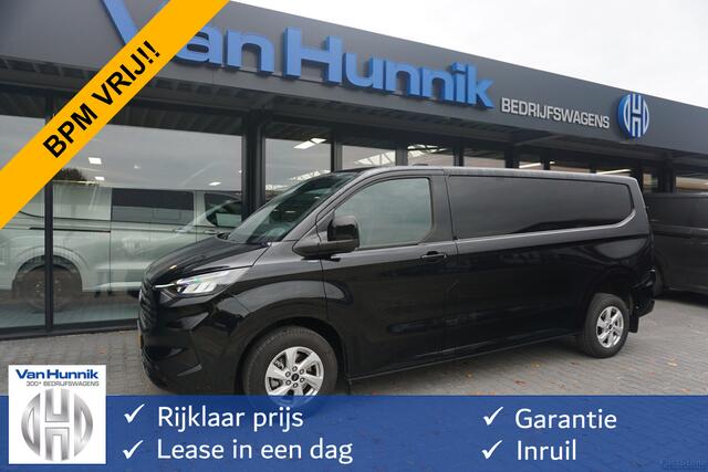 Ford TRANSIT CUSTOM 300L 136PK Limited BPM VRIJ!! Navi, Cam, Adap. Cruise, 16" LM!! NR. DJ01*