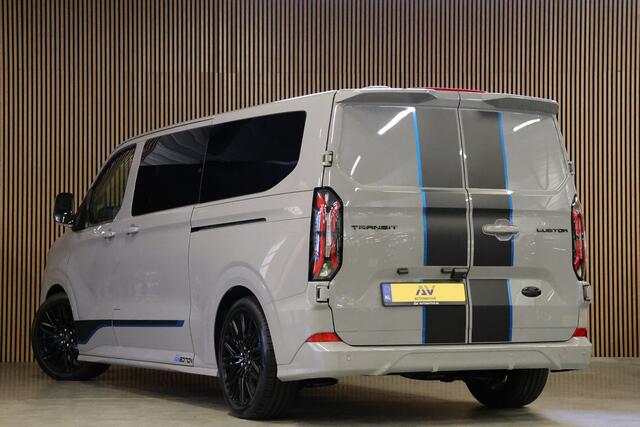 Ford TRANSIT CUSTOM 300 2.0 TDCI L2H1 Sport 170 PK DC | L+R Schuifdeur | Dubbel Cabine | 360 Camera | ACC | Blind Spot | Navigatie | Camera | CarPlay | Lane Assist | | Raptor Edition | Elek. Trekhaak | 5-Zitter | BPM VRIJ | Verlengde fabrieksgarantie tot 12-2029 | Dubbel Cab