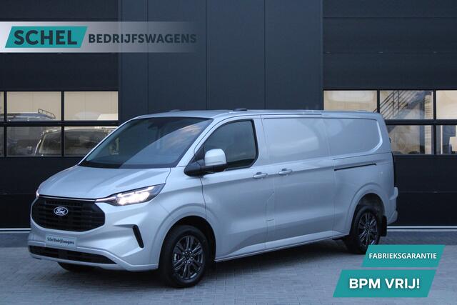Ford TRANSIT CUSTOM 320 2.0 TDCI L2H1 Limited 170pk - 2x Schuifdeur - Adaptive Cruise - Blind spot - Navigatie - Camera - Draadloos laden - Stoelverwarming - Rijklaar