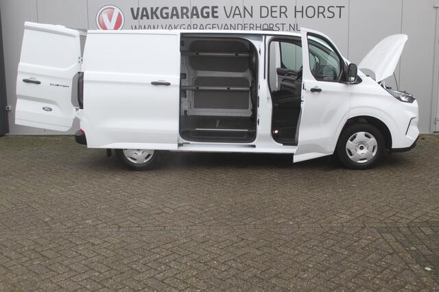 Ford TRANSIT CUSTOM 320 2.0-136 pk TDCI L1H1 Trend. Fabr. garantie tot 09-2028. Adaptive Cruise Control, Navigatie, Camera, PDC V+A, Apple Carplay/Android auto, LED verl., Laadruimte bekleed, Bijrijdersbank, Spiegel-, stoel en voorraamverw. etc.