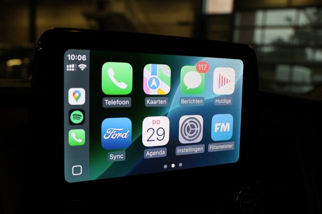 Ford TRANSIT CUSTOM 320 2.0 TDCI 170 PK L2H1 Raptor Edition | Bi-Xenon | CarPlay | ACC | Navigatie | Camera | Stoelverwarming | Dodehoek detector | DAB | Werkplaatsinrichting | 3-Zitter | Dealer onderhouden | Nieuwe APK