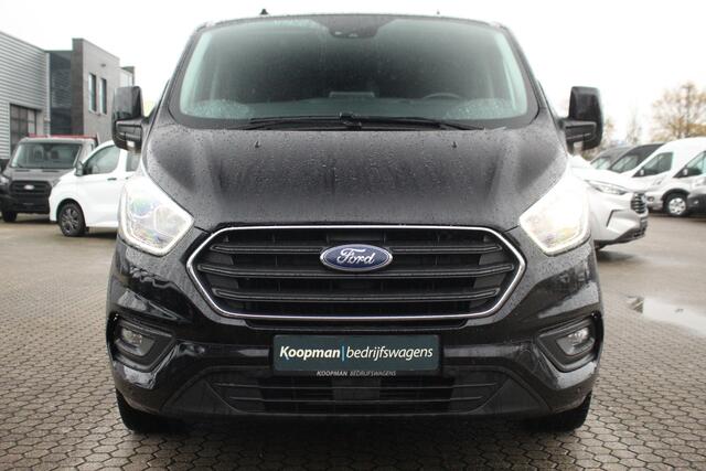 Ford TRANSIT CUSTOM 300 2.0TDCI 170pk L2H1 Limited DC | Automaat | L+R Zijdeur | Trekhaak | Carplay/Android | Lease 501,- p/m