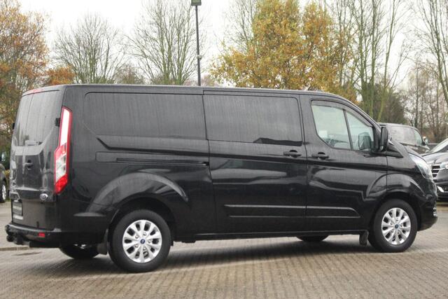 Ford TRANSIT CUSTOM 300 2.0TDCI 170pk L2H1 Limited DC | Automaat | L+R Zijdeur | Trekhaak | Carplay/Android | Lease 501,- p/m