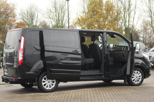 Ford TRANSIT CUSTOM 300 2.0TDCI 170pk L2H1 Limited DC | Automaat | L+R Zijdeur | Trekhaak | Carplay/Android | Lease 501,- p/m