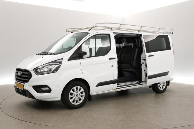 Ford TRANSIT CUSTOM 340 2.0 TDCI L2H1 | DC | Automaat | Airco | Cruise | Camera | 2xSchuifdeur | Carplay | Trekh. Imperiaal | Parkeersens.