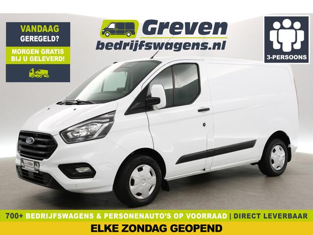 Ford TRANSIT CUSTOM 2.0 TDCI L1H1 | Airco | Cruise | 3-Zits | Trekh. | Carplay | Stoelverw. | Parkeersens.