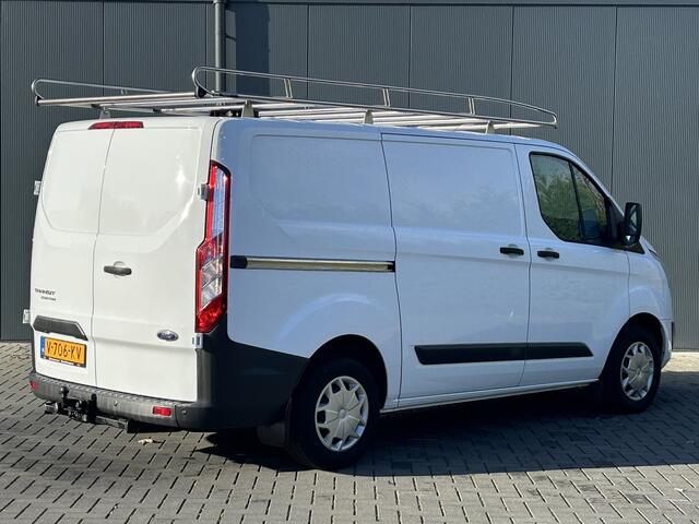 Ford TRANSIT CUSTOM 2.0 TDCI 105 PK / L1H1 / 1e EIG. / 79.822 KM !! / TREKHAAK / INRICHTING / IMPERIAAL / 3-ZITS / AIRCO / CRUISE