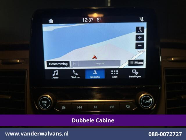 Ford TRANSIT CUSTOM 2.0 TDCI L1H1 Dubbele Cabine Euro6 Airco | Navigatie | 5-Zits | Imperiaal | Apple Carplay | LED Android Auto, 2500kg Trekhaak, Cruisecontrol, Parkeersensoren, Stoelverwarming