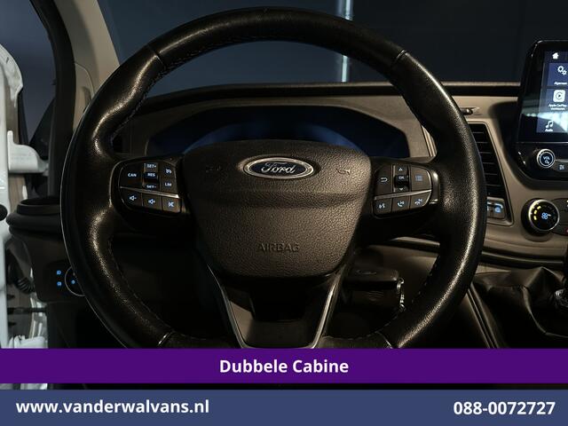 Ford TRANSIT CUSTOM 2.0 TDCI L1H1 Dubbele Cabine Euro6 Airco | Navigatie | 5-Zits | Imperiaal | Apple Carplay | LED Android Auto, 2500kg Trekhaak, Cruisecontrol, Parkeersensoren, Stoelverwarming