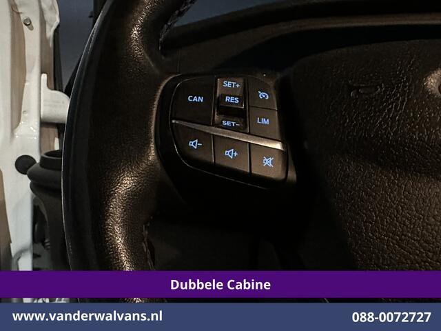 Ford TRANSIT CUSTOM 2.0 TDCI L1H1 Dubbele Cabine Euro6 Airco | Navigatie | 5-Zits | Imperiaal | Apple Carplay | LED Android Auto, 2500kg Trekhaak, Cruisecontrol, Parkeersensoren, Stoelverwarming