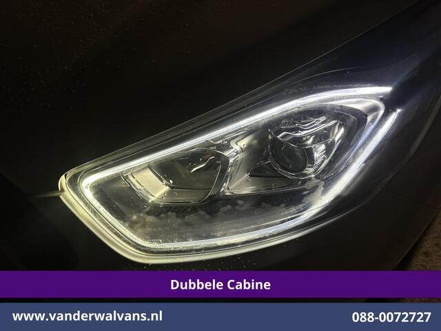 Ford TRANSIT CUSTOM 2.0 TDCI L1H1 Dubbele Cabine Euro6 Airco | Navigatie | 5-Zits | Imperiaal | Apple Carplay | LED Android Auto, 2500kg Trekhaak, Cruisecontrol, Parkeersensoren, Stoelverwarming