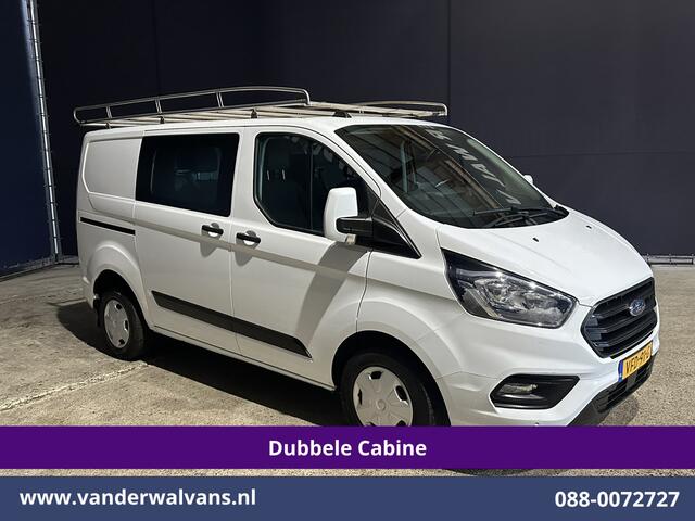 Ford TRANSIT CUSTOM 2.0 TDCI L1H1 Dubbele Cabine Euro6 Airco | Navigatie | 5-Zits | Imperiaal | Apple Carplay | LED Android Auto, 2500kg Trekhaak, Cruisecontrol, Parkeersensoren, Stoelverwarming