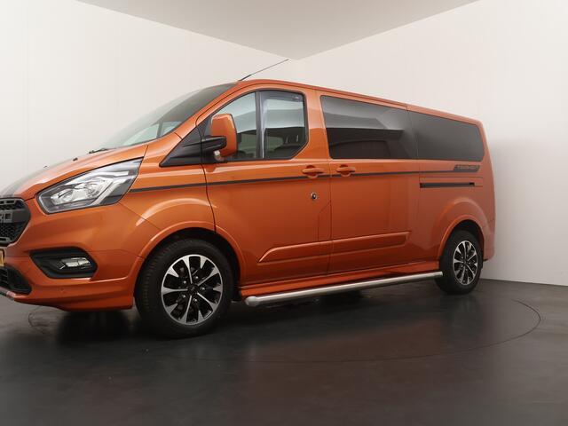 Ford TRANSIT CUSTOM 320 2.0 TDCI L2H1 185PK Dubbel cabine | AUTOMAAT | Adapt. cruise | Trekhaak | Winter Pack | dubbele schuifdeur | Camera |