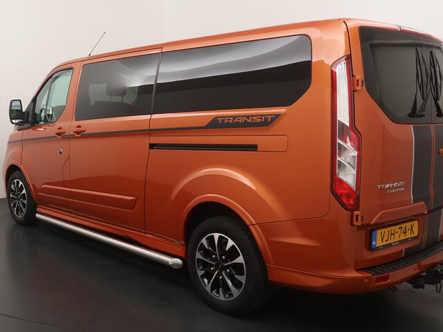 Ford TRANSIT CUSTOM 320 2.0 TDCI L2H1 185PK Dubbel cabine | AUTOMAAT | Adapt. cruise | Trekhaak | Winter Pack | dubbele schuifdeur | Camera |