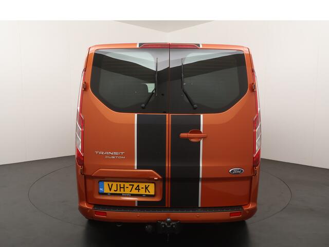 Ford TRANSIT CUSTOM 320 2.0 TDCI L2H1 185PK Dubbel cabine | AUTOMAAT | Adapt. cruise | Trekhaak | Winter Pack | dubbele schuifdeur | Camera |