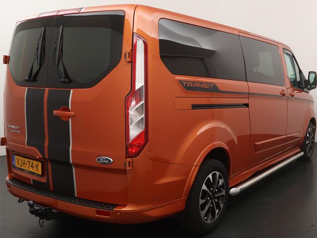 Ford TRANSIT CUSTOM 320 2.0 TDCI L2H1 185PK Dubbel cabine | AUTOMAAT | Adapt. cruise | Trekhaak | Winter Pack | dubbele schuifdeur | Camera |