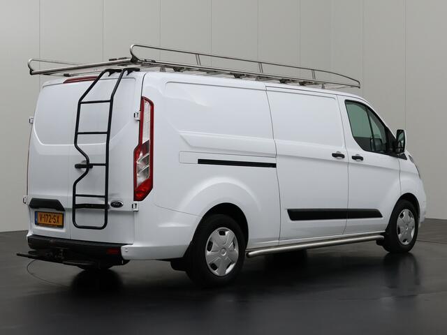 Ford TRANSIT CUSTOM 2.0TDCI Lang Imperiaal | Trekhaak | Airco | Cruise | 3-Persoons | Betimmering
