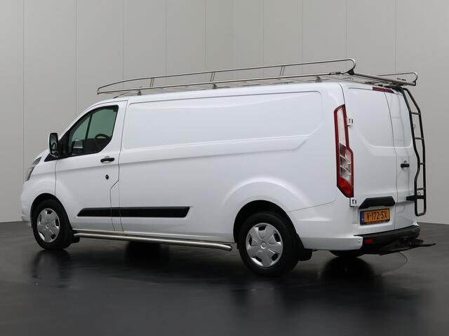 Ford TRANSIT CUSTOM 2.0TDCI Lang Imperiaal | Trekhaak | Airco | Cruise | 3-Persoons | Betimmering