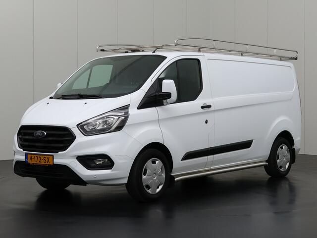 Ford TRANSIT CUSTOM 2.0TDCI Lang Imperiaal | Trekhaak | Airco | Cruise | 3-Persoons | Betimmering