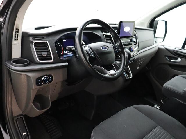 Ford TRANSIT CUSTOM 2.0TDCI 170PK Automaat Dubbele Cabine Lang Limited | Navigatie | Camera | 2xSchuifdeur | Airco | Cruise | Trekhaak