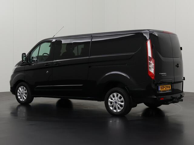 Ford TRANSIT CUSTOM 2.0TDCI 170PK Automaat Dubbele Cabine Lang Limited | Navigatie | Camera | 2xSchuifdeur | Airco | Cruise | Trekhaak