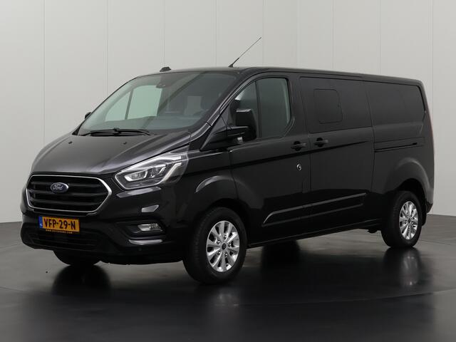 Ford TRANSIT CUSTOM 2.0TDCI 170PK Automaat Dubbele Cabine Lang Limited | Navigatie | Camera | 2xSchuifdeur | Airco | Cruise | Trekhaak