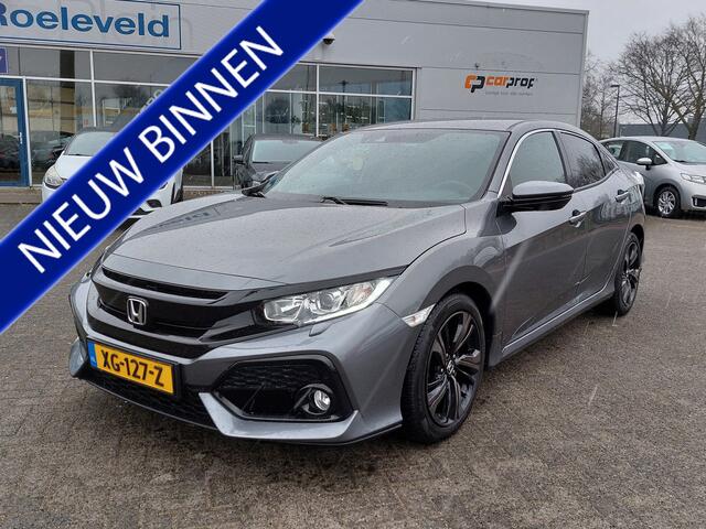 Honda CIVIC 1.0 i-VTEC 126pk Automaat Elegance | Navi | Apple Carplay+Android Auto | Clima | Adap.Cruise | Pdc V+A+Camera | Rijstrook+Licht+Regensensor | Mistlampen | Privacy Glass | 17''lm