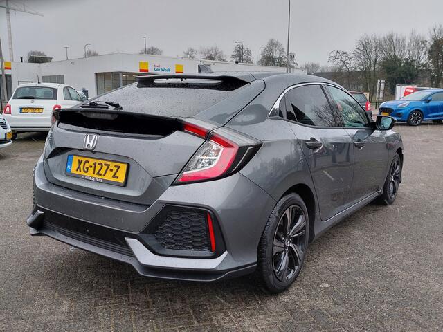 Honda CIVIC 1.0 i-VTEC 126pk Automaat Elegance | Navi | Apple Carplay+Android Auto | Clima | Adap.Cruise | Pdc V+A+Camera | Rijstrook+Licht+Regensensor | Mistlampen | Privacy Glass | 17''lm