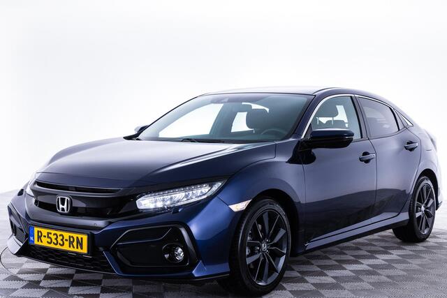 Honda CIVIC 1.0 i-VTEC Elegance | Adapaptive Cruise Control | Rijstrookbegeleiding | Parkeersensoren V+A | Full Led | Navigatie | Achteruitrijcamera | Stoelverwarming |
