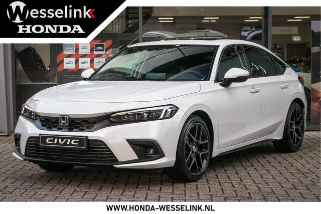 Honda CIVIC 2.0 e:HEV Advance - Cons. prijs rijklaar | Schuifdak | Navi | Leder